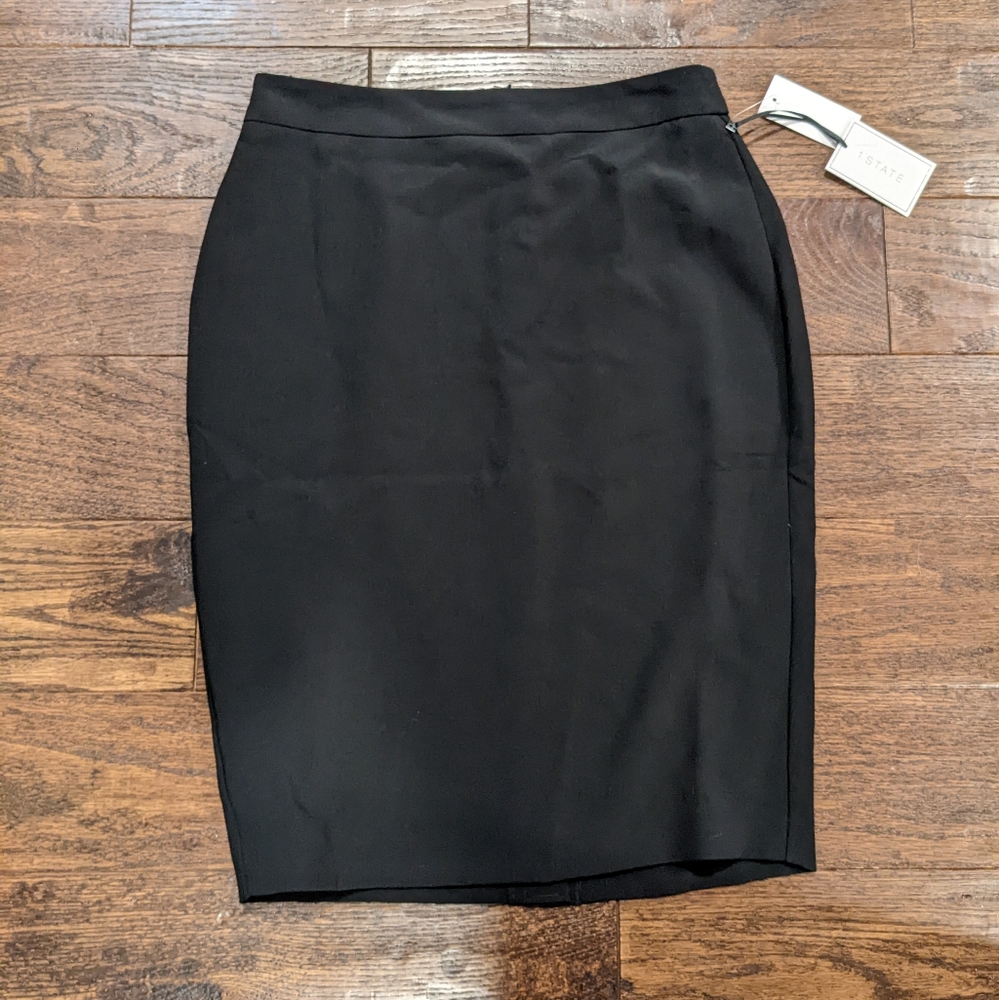 NWT 1. State Black Pencil Skirt